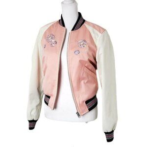 💯 Brand New Coach Pink Crush Jacket MSRP $598